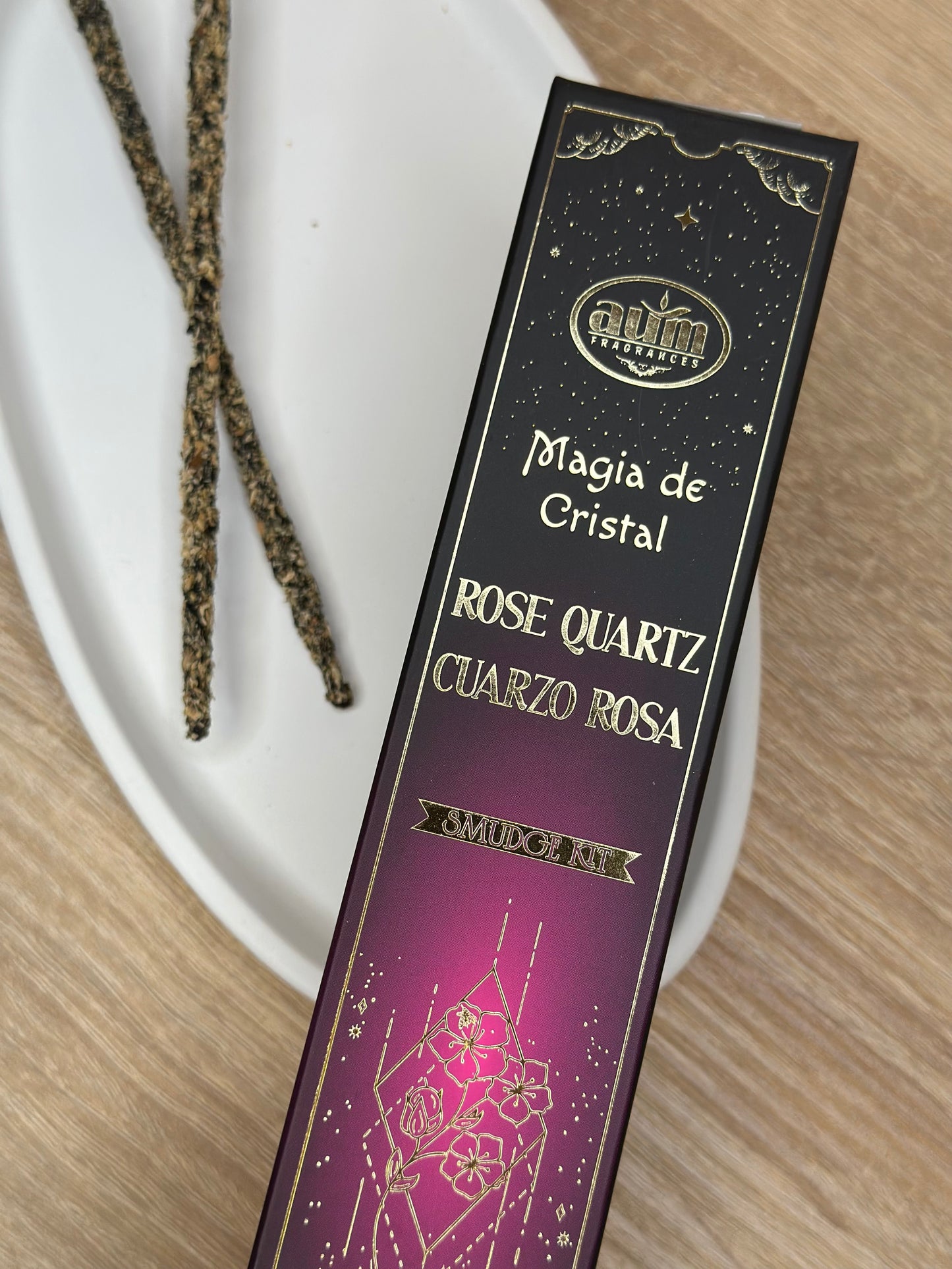 ROSE QUARTZ - AUM Magia de Cristal dišeče palčke