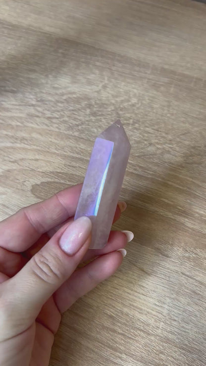 ROSE QUARTZ - Angel Aura obelisk